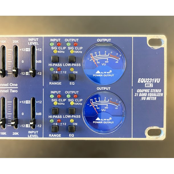 (BRUGT) ALTO EQU231VU Mk2 31 Band Equalizer
